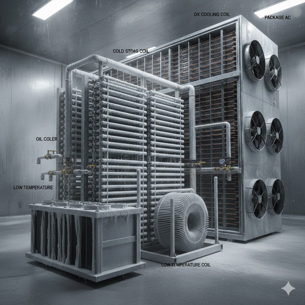 Industrial cooling coils and HVAC modules by Tirupati Industries